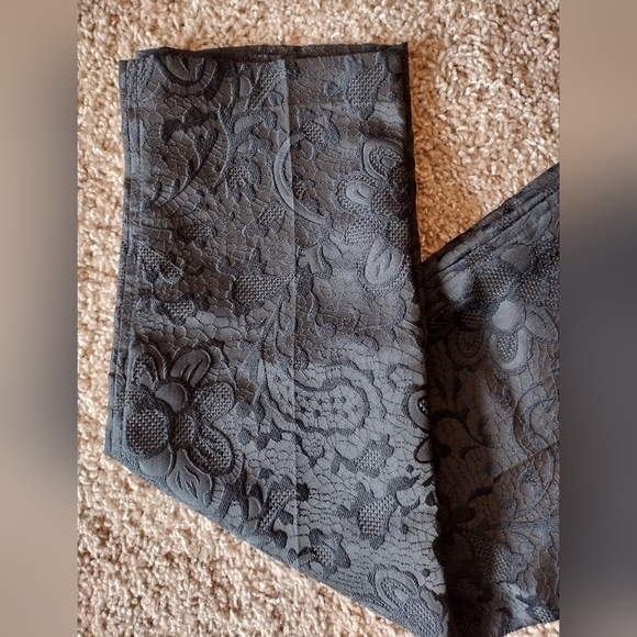 INC International Concepts Black Floral Patterned Pants NWT - Picture 6 of 12